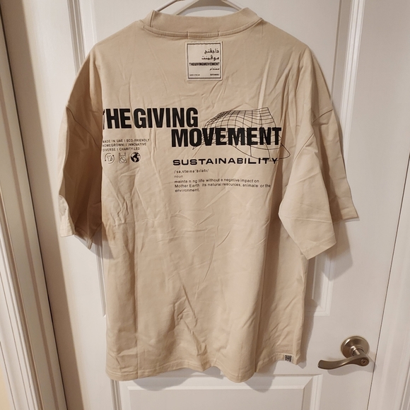 The Giving Movement unique Men luxury tshirt new with tags, made in UAE. - Picture 2 of 9